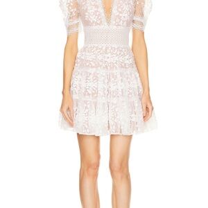 Megan Mini Dress in White